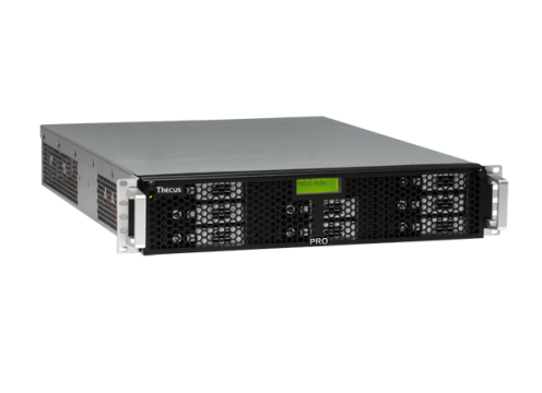 Thecus SMB Rackmount Storage solution 8-bay NAS with optional 10Gb Lan