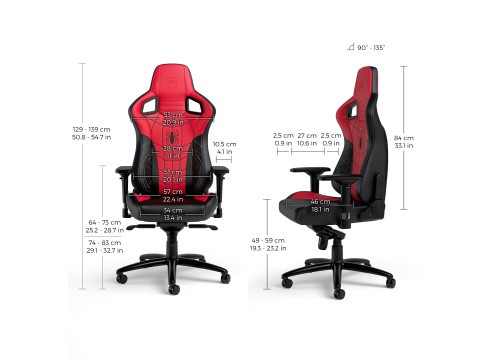 כיסא גיימינג Noblechairs EPIC Spider-Man Edition