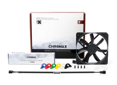 Noctua NF-S12A PWM Chromax Black Swap 120mm Fan