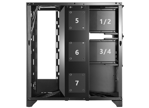 LIAN-LI Full Tower Case O11DXL-A Dynamic XL (ROG) Silver
