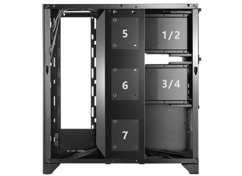 מארז מחשב Lian-Li O11 Dynamic XL ROG Silver