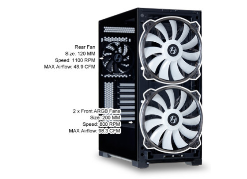 מארז מחשב Lancool 215 Black