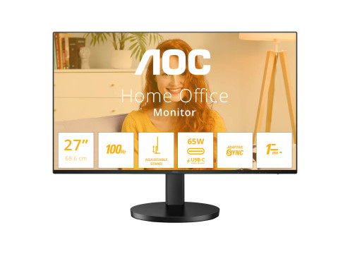 מסך מחשב AOC 27" IPS QHD 100Hz 1ms