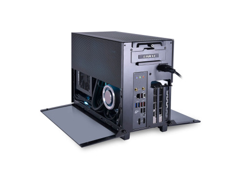 LIAN-LI Mini-ITX Case Q58 Black  PCI-E X4