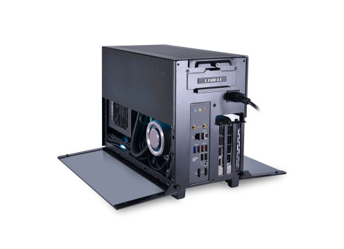 LIAN-LI Mini-ITX Case Q58 Black PCI-E X4