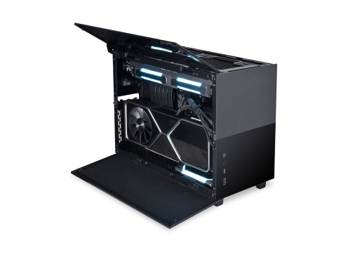 LIAN-LI Mini-ITX Case Q58 Black  PCI-E X4