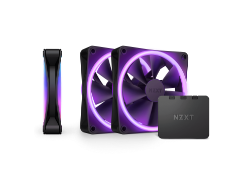 NZXT F120 RGB DUO Triple Pack Black 3-Fans