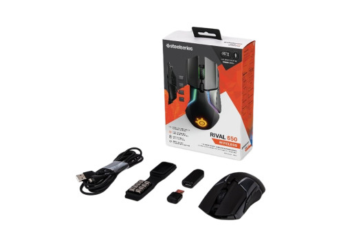 עכבר גיימינג אלחוטי SteelSeries Rival 650 צבע שחור
