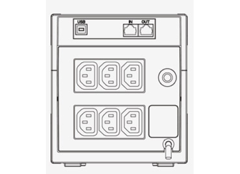 אל פסק Powercom Raptor 1500VA USB