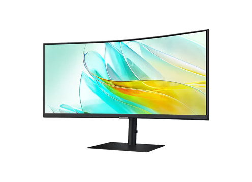 מסך מחשב קעור Samsung 34" ViewFinity S6 VA UWQHD 100Hz 5ms 1000R