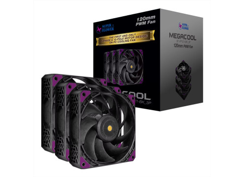 Super Flower Megacool 120mm 3pcs Pack Fans