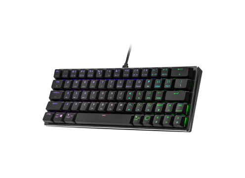 מקלדת למחשב גיימינג CoolerMaster SK620 Black Keyboard - Swith Brown