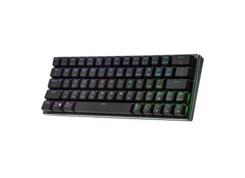 מקלדת אלחוטית CoolerMaster SK622 Bluetooth Black Keyboard - Swith Blue