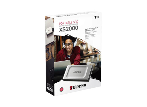 Kingston XS2000 1TB External SSD Silver