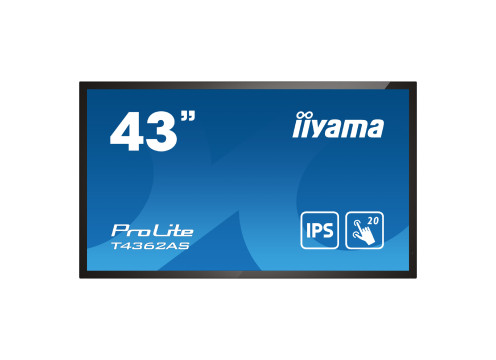 מסך מגע אינטראקטיבי IIYAMA 43" ProLite IPS 4K PCAP 20pt Touch