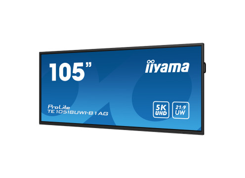 מסך מגע אינטראקטיבי IIYAMA 105" ProLite VA 5K UHD PureTouch-IR 40pt Touch