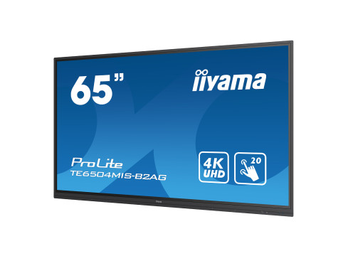 מסך מגע אינטראקטיבי IIYAMA 65" ProLite IPS 4K PureTouch-IR 20pt Touch
