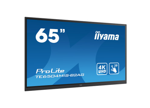 מסך מגע אינטראקטיבי IIYAMA 65" ProLite IPS 4K PureTouch-IR 20pt Touch