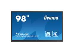 מסך מגע אינטראקטיבי IIYAMA 98" ProLite IPS 4K UHD PureTouch-IR 20pt Touch