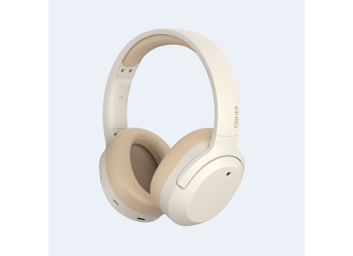 אוזניות קשת אלחוטיות עם ביטול רעשים אקטיבי Edifier W820NB Plus צבע שנהב
