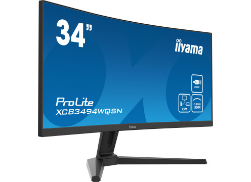 מסך מחשב קעור IIYAMA 34" ProLite VA 2K UWQHD 120Hz 0.4ms 1500R