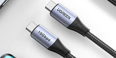 UGREEN USB-C 3.1 GEN2 | 4K/60HZ | 10GBPS | 5A | 100W | 1M CABLE